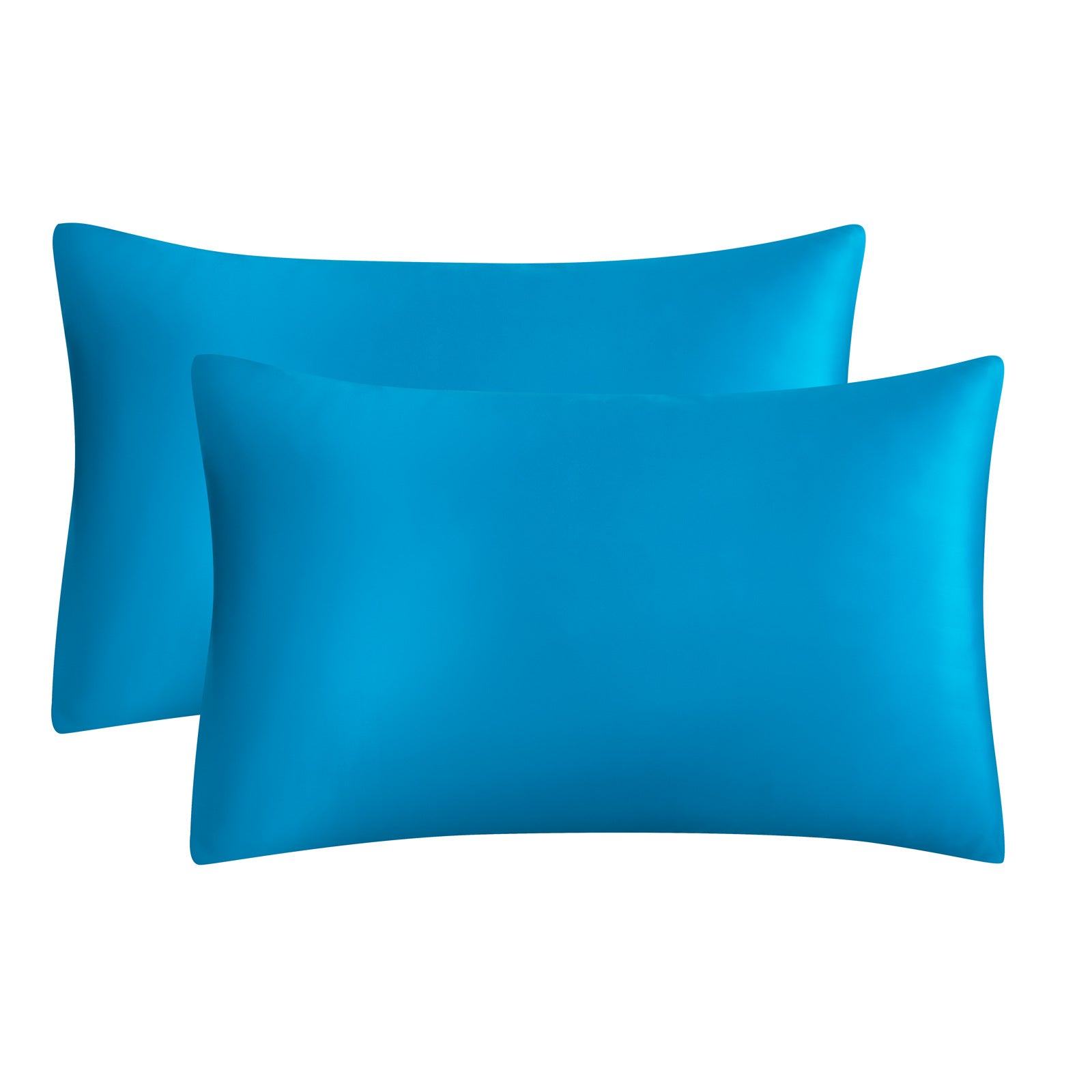 Solid Color Satin Imitation Silk Pillowcase - Calm Cloud Bedding